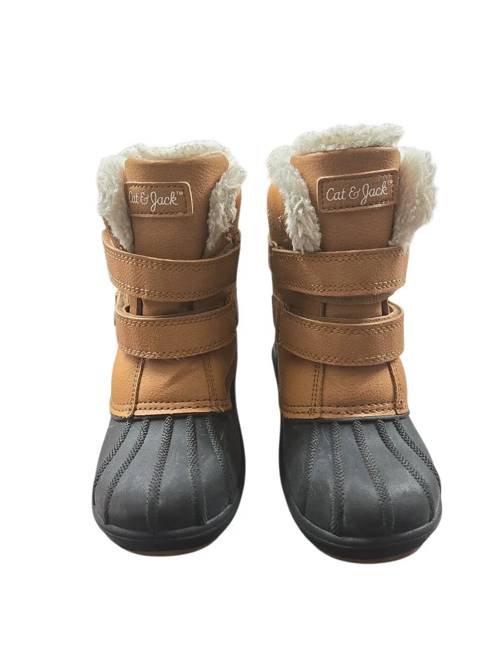 Kids Size 12 Brown Fur-Lined Boots